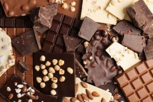 tavolette di cioccolato industriale e artigianale
